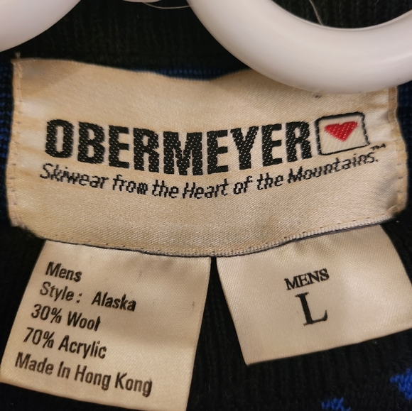80s Obermeyer Knit Ski Sweater - Picture 5 of 6
